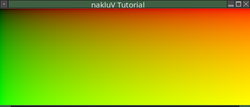 red-green gradient pattern in a smaller window