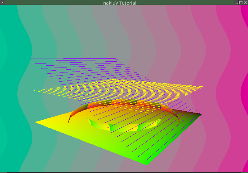 all meshes at the origin but torus has cw-oriented triangles, so we only see the back faces